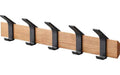 Yamazaki Wandgarderobe RIN schwarz 5 Haken