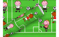 B+C Geschenkpapier Fussball 80g/m2, 70cm x 2 m
