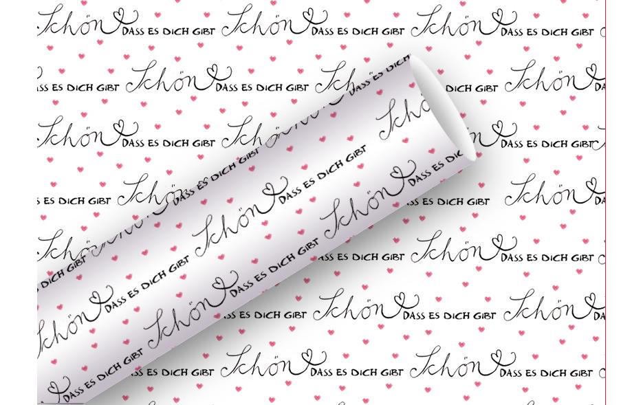 B+C Geschenkpapier Schön 80g/m2, 70cm x 2 m
