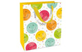 B+C Geschenktasche Happy Smileys Grösse: 26x36x13cm