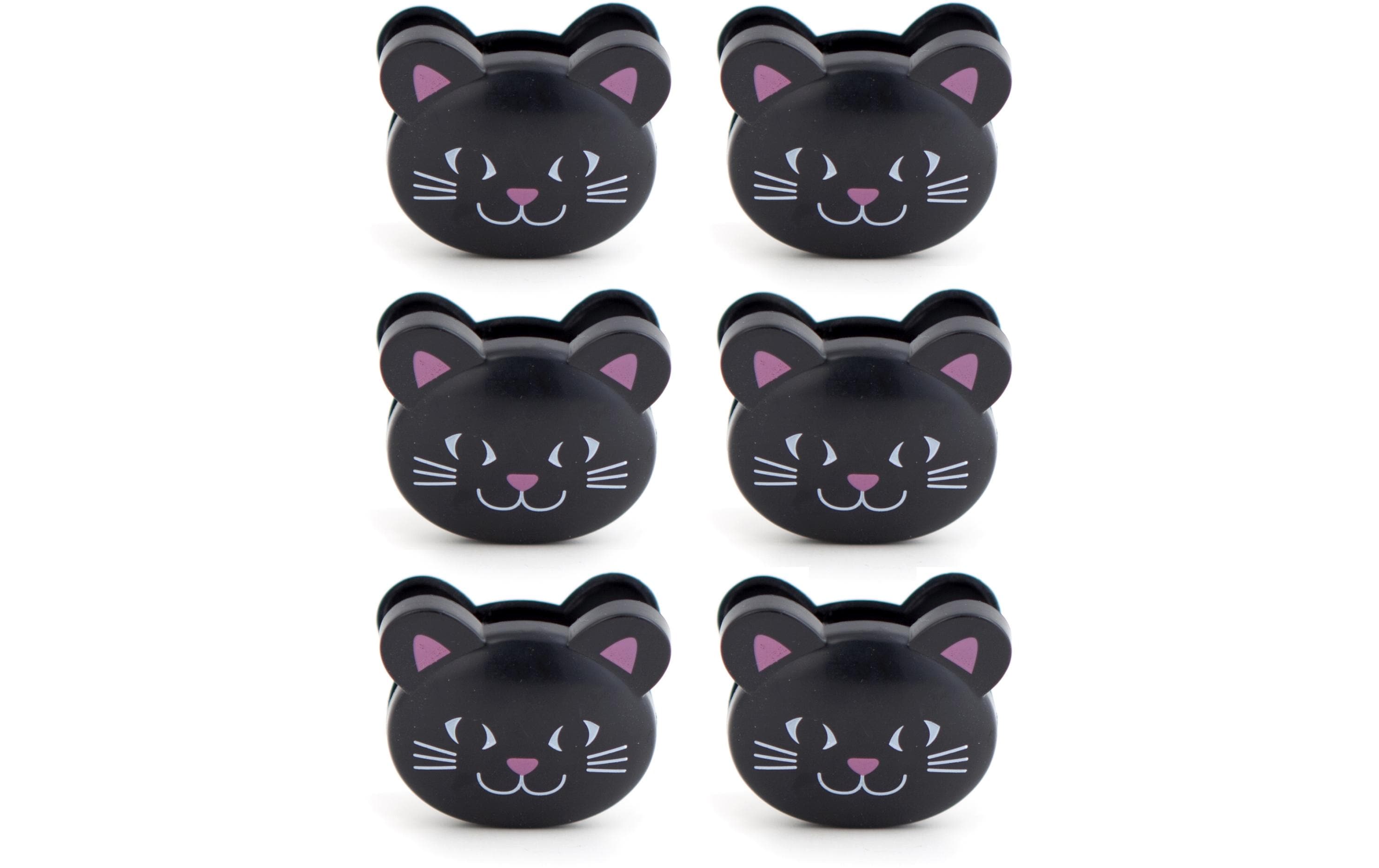 Kikkerland Verschlussclips Black Cat 6pcs 4,3 x 4 x 3 cm