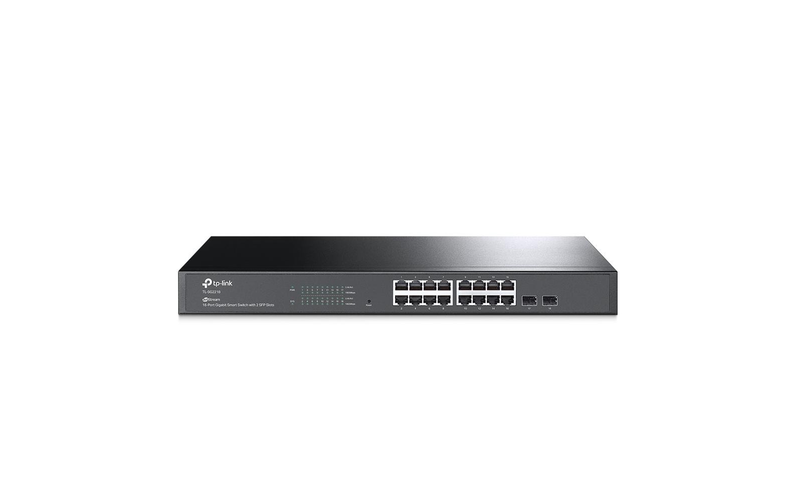 TP-Link TL-SG2218: 16 Port Smart 19"Switch 16xGE, 2xSFP,  Layer2