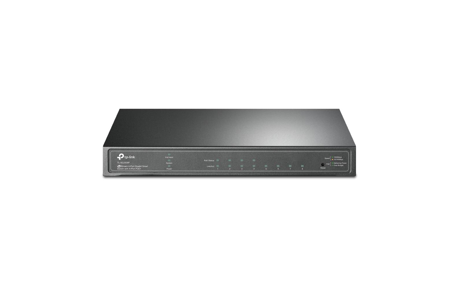 TP-Link TL-SG2008P: 8 Port PoE+ Switch 4xGE PoE+, 62W Budget, Easy Smart, Omada