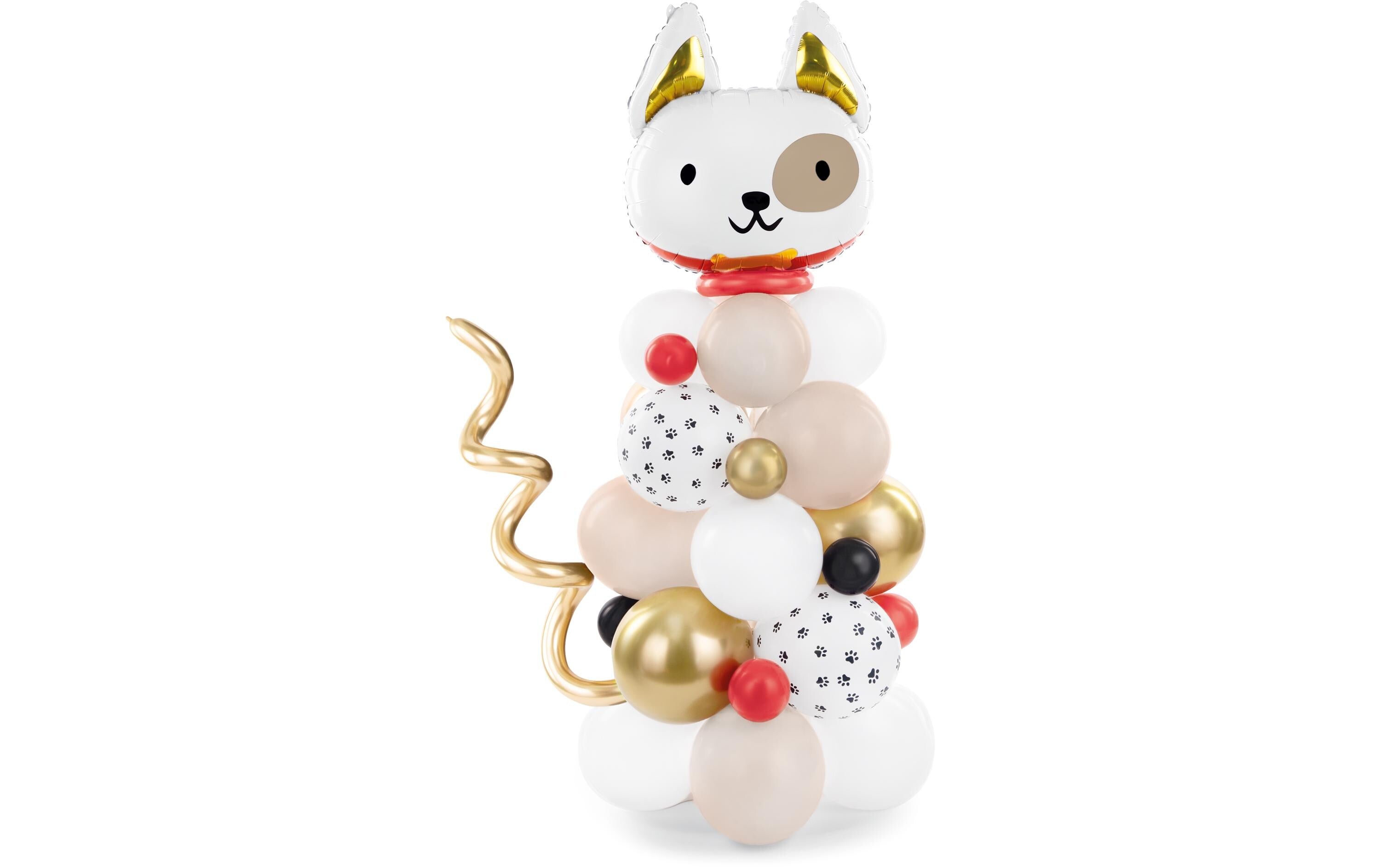 Partydeco Ballon Strauss Hund 83 x 140 cm, 13-teilig