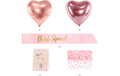 Partydeco Bride Squad Set Mix 10 Stück, rosa