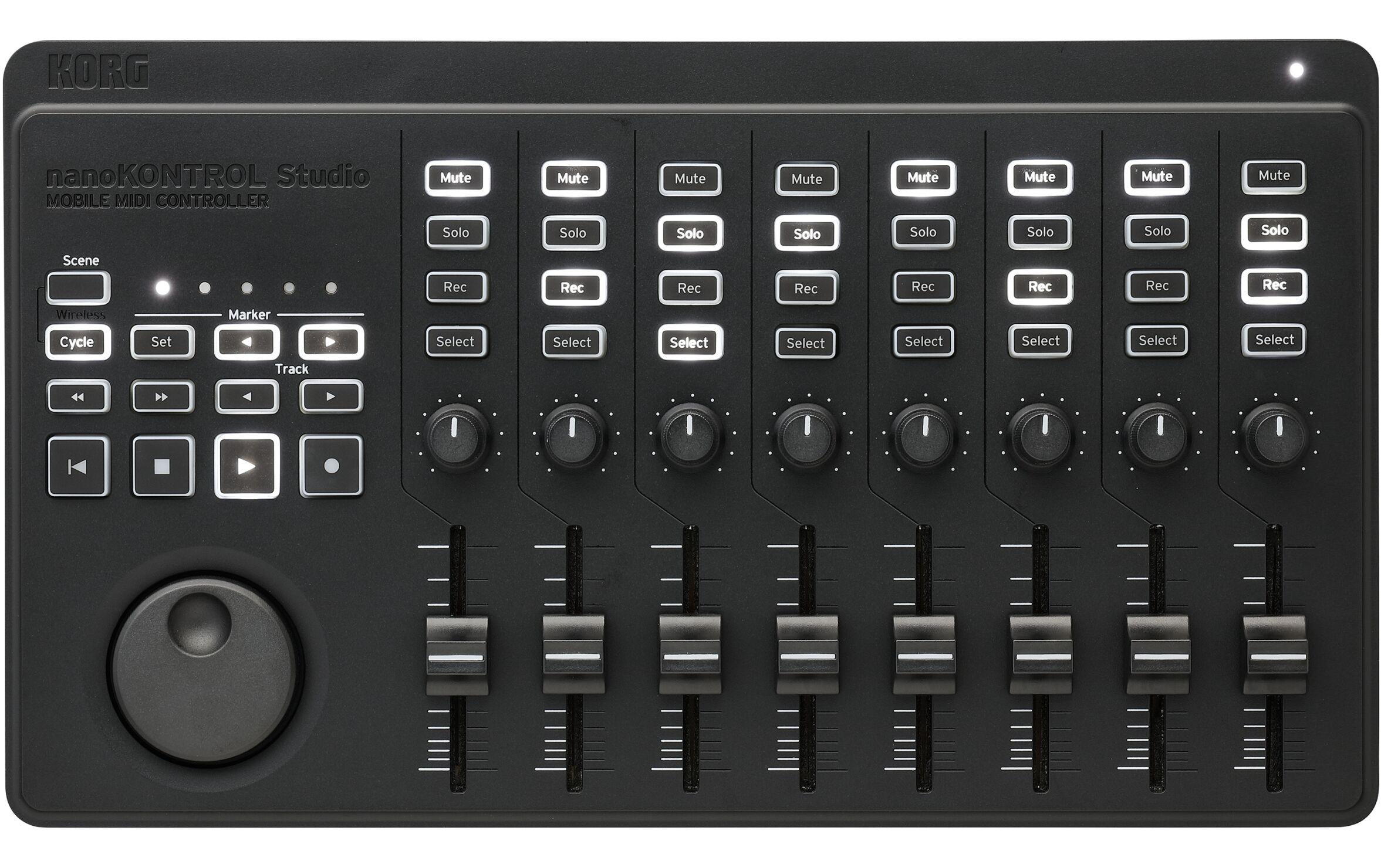 nanoKONTROL Studio, schwarz USB-Controller, Bluetooth, schwarz