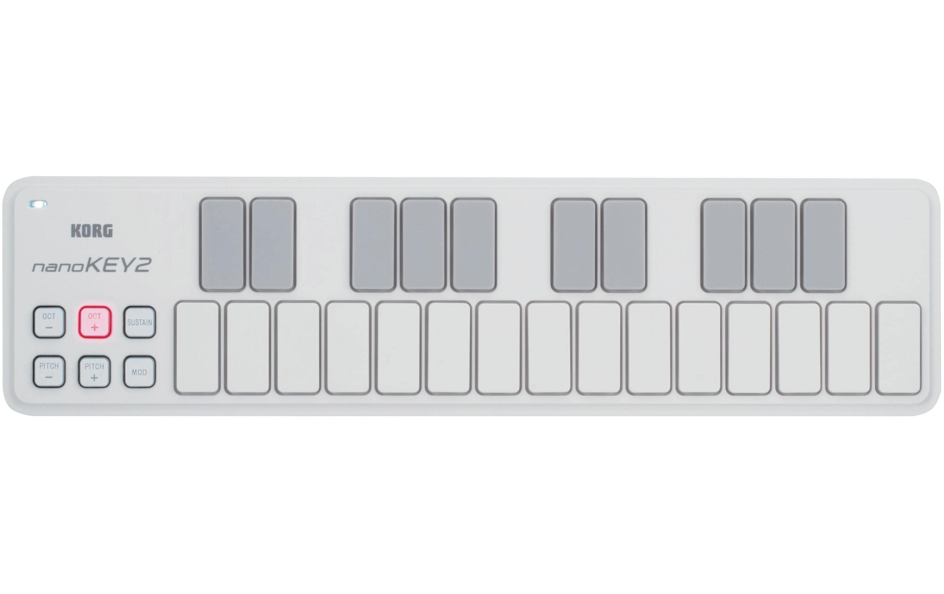 nanoKEY2, USB-Controller, 25 Tasten, weiss USB-Controller, nanoKEY2