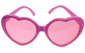 Partydeco Brille Herz 14 x 6 x 13 cm, rosa