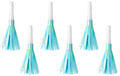 Partydeco Partypfeife hellblau, 12.5 cm, 6 Stück