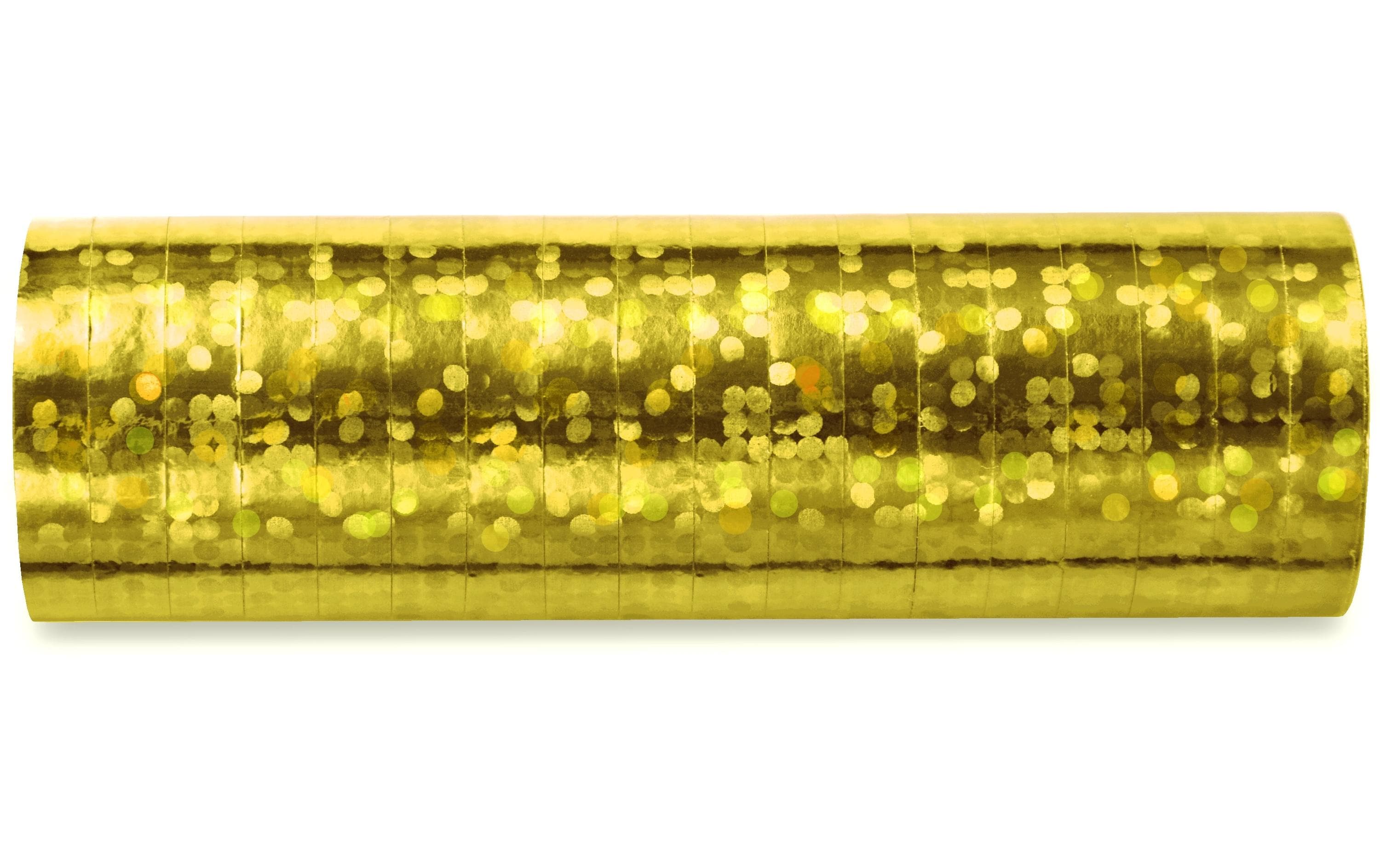 Partydeco Luftschlange 3.8 m, gold