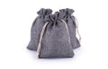 Pajoma Jutebeutelchen-Set Grey 24 Stück, Sackleinen, B 10 x H 13 cm