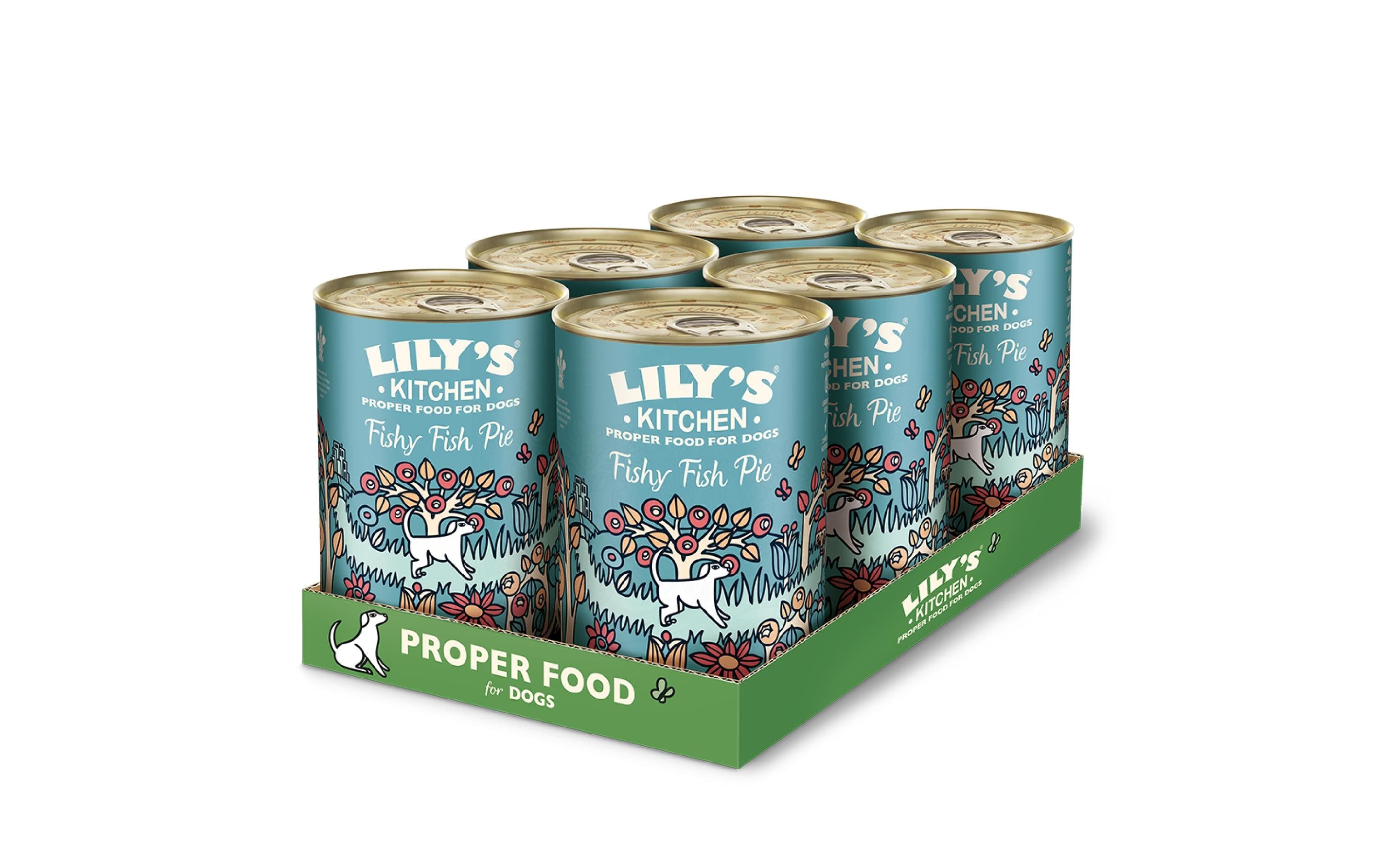 Lilys Kitchen Nassfutter für Hunde Fischpastete, 6x400g
