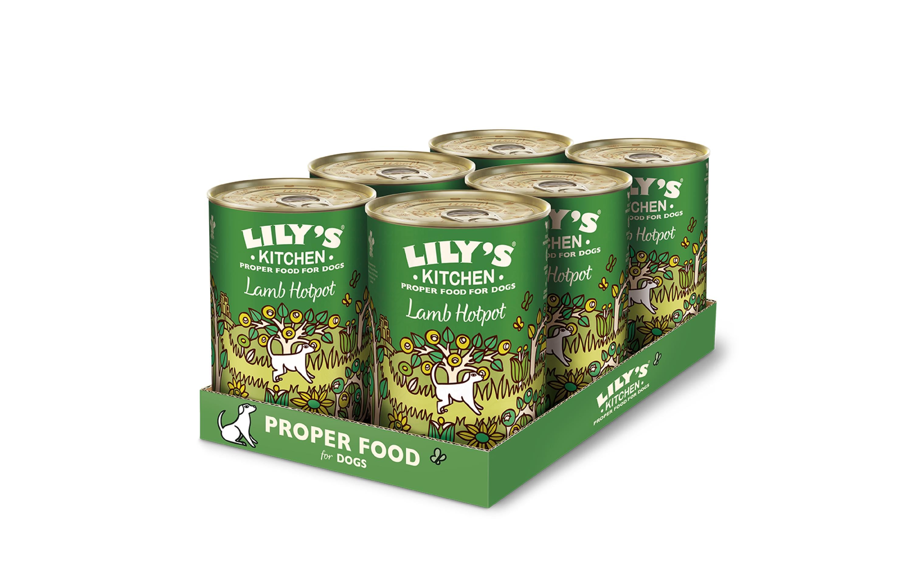 Lilys Kitchen Nassfutter für Hunde Lammragout, 6x400g