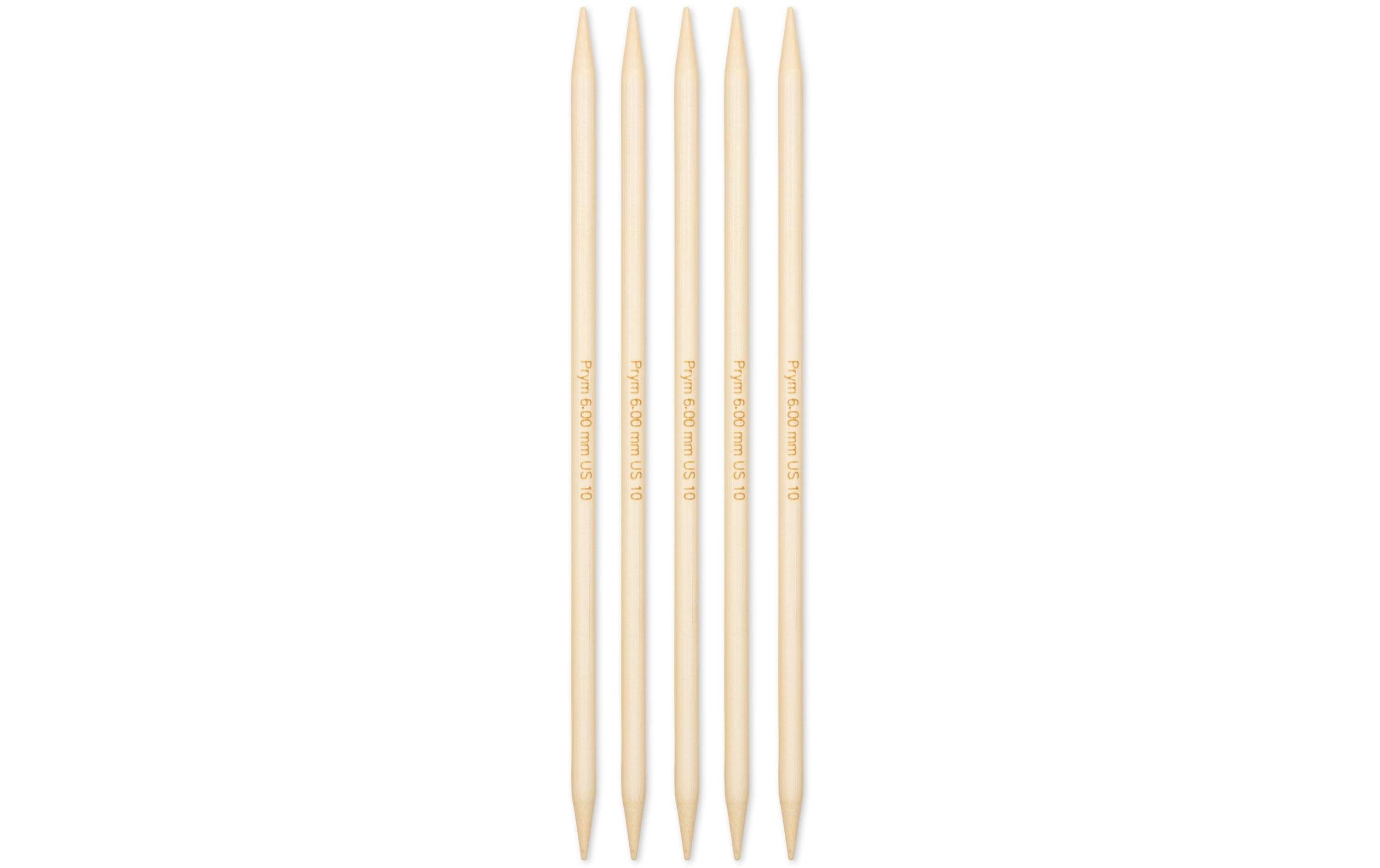 Prym Strumpfstricknadeln BAMBUS 6.00 mm, 20 cm