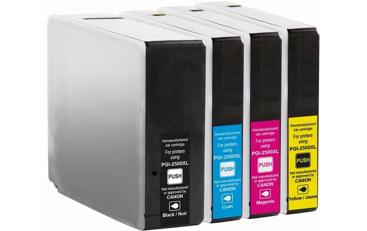 GenericInk Tinte Canon PGI-2500XL Multip. 1 x 72,3 x 20ml,BLCMY,1 x 2800,3 x 1765 S.