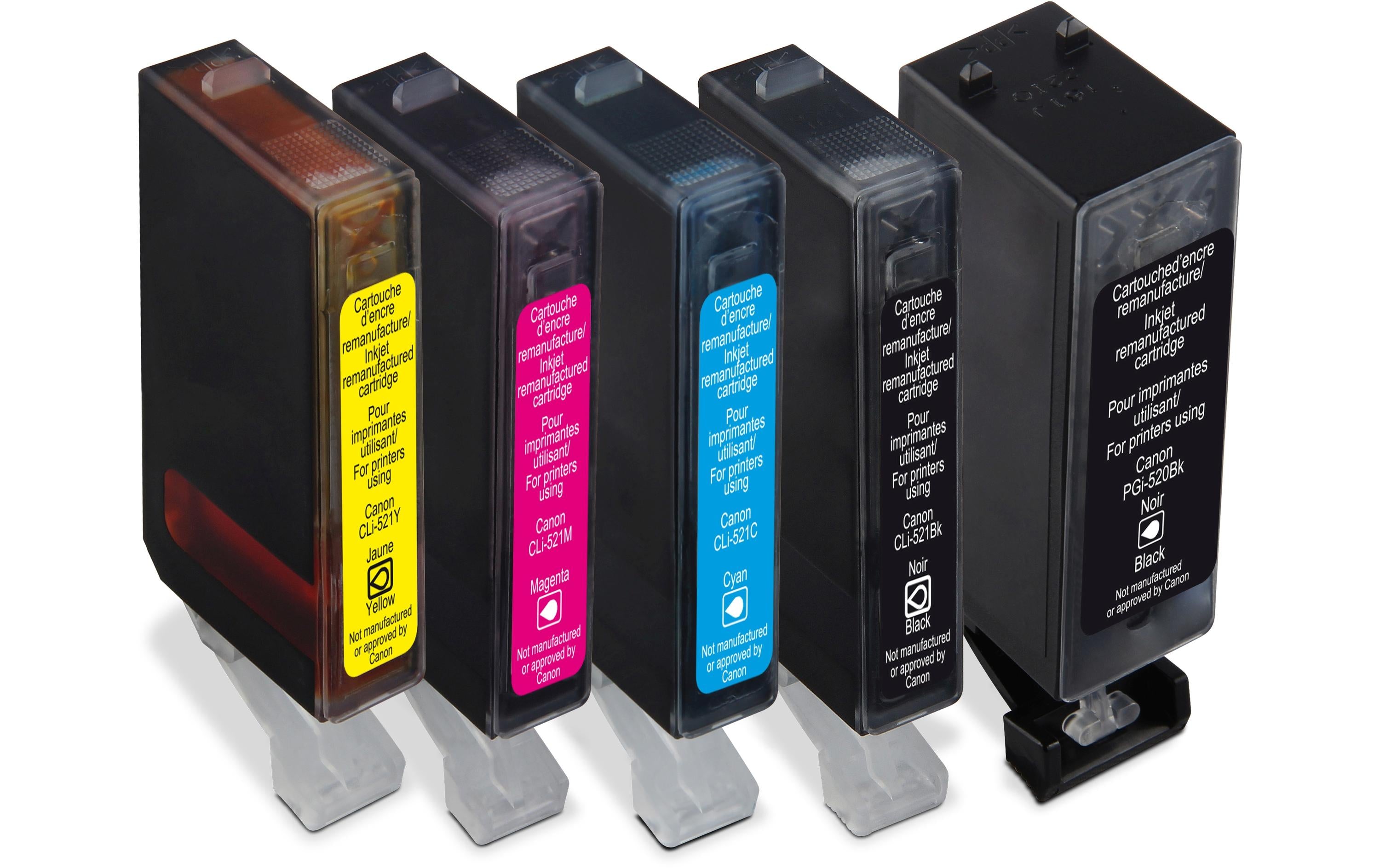 GenericInk Tinte Canon PGI-520 Multip. 1 x 20,4 x 10ml,BLBLCMY,1 x 610,3 x 855 S.
