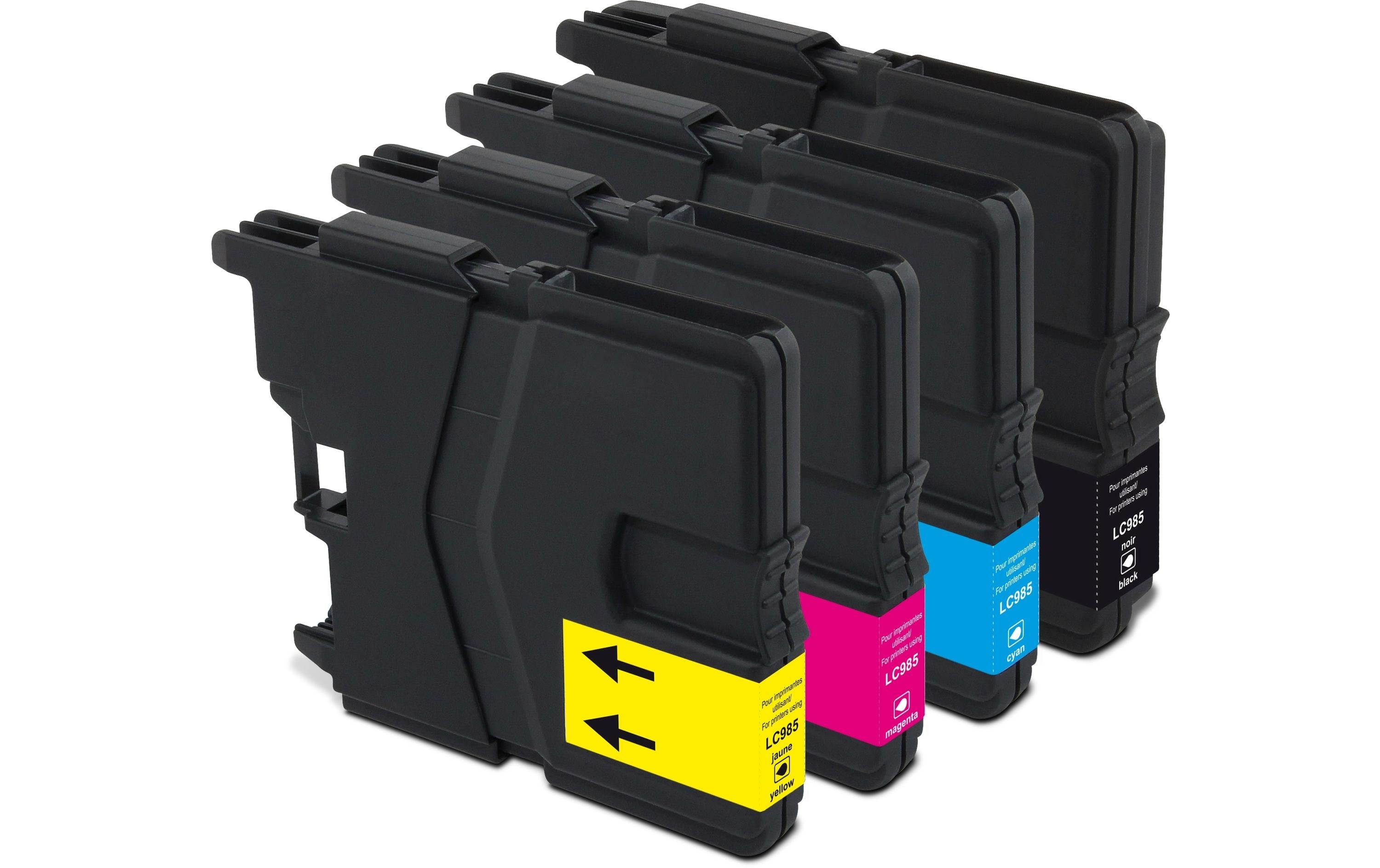 GenericInk Tinte Brother LC985 Multip. 1 x 12,3 x 8,5ml,BLCMY,1 x 620,3 x 265 S.
