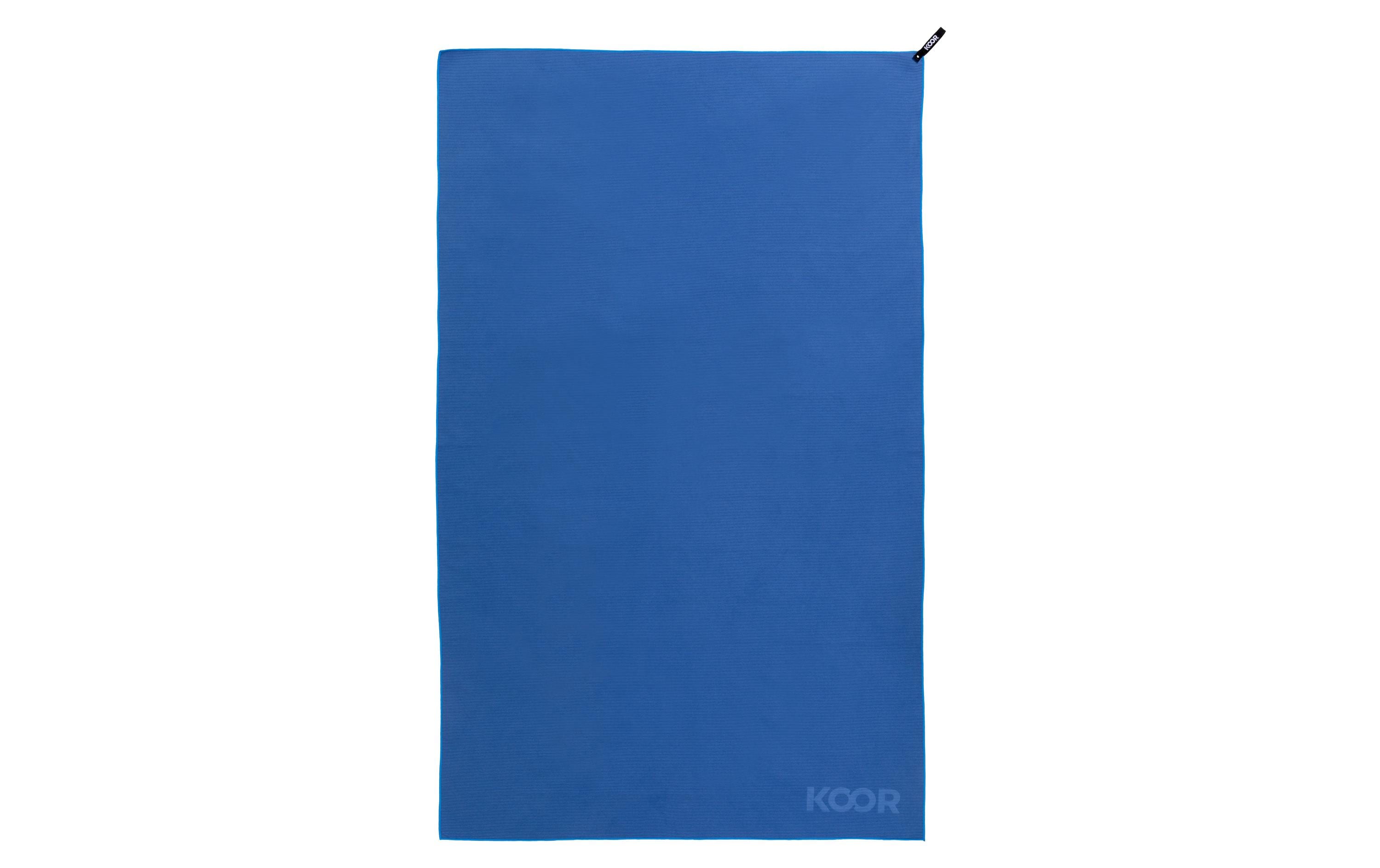 KOOR Badetuch blau XL 105x180cm Pantone 2139, Silvadur