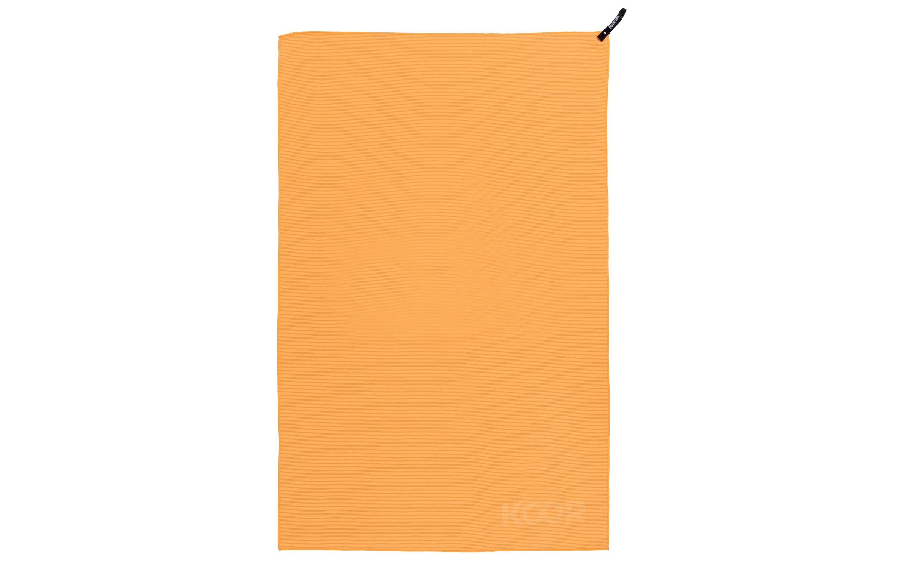 KOOR Badetuch orange M 55x90cm Pantone 714C, Silvadur