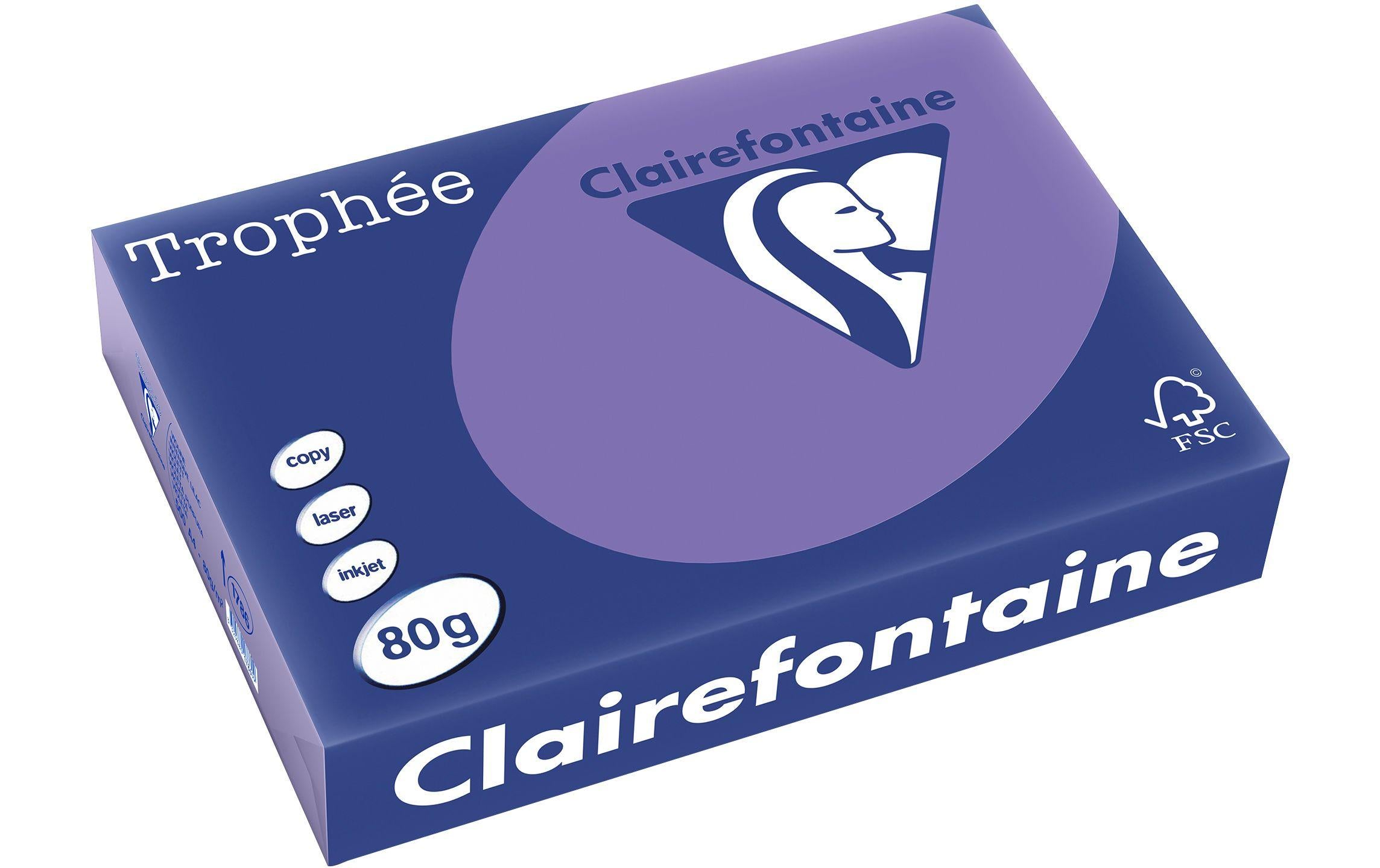 Clairefontaine Kopierpapier Trophée violett, 500 Blatt, 80gm2