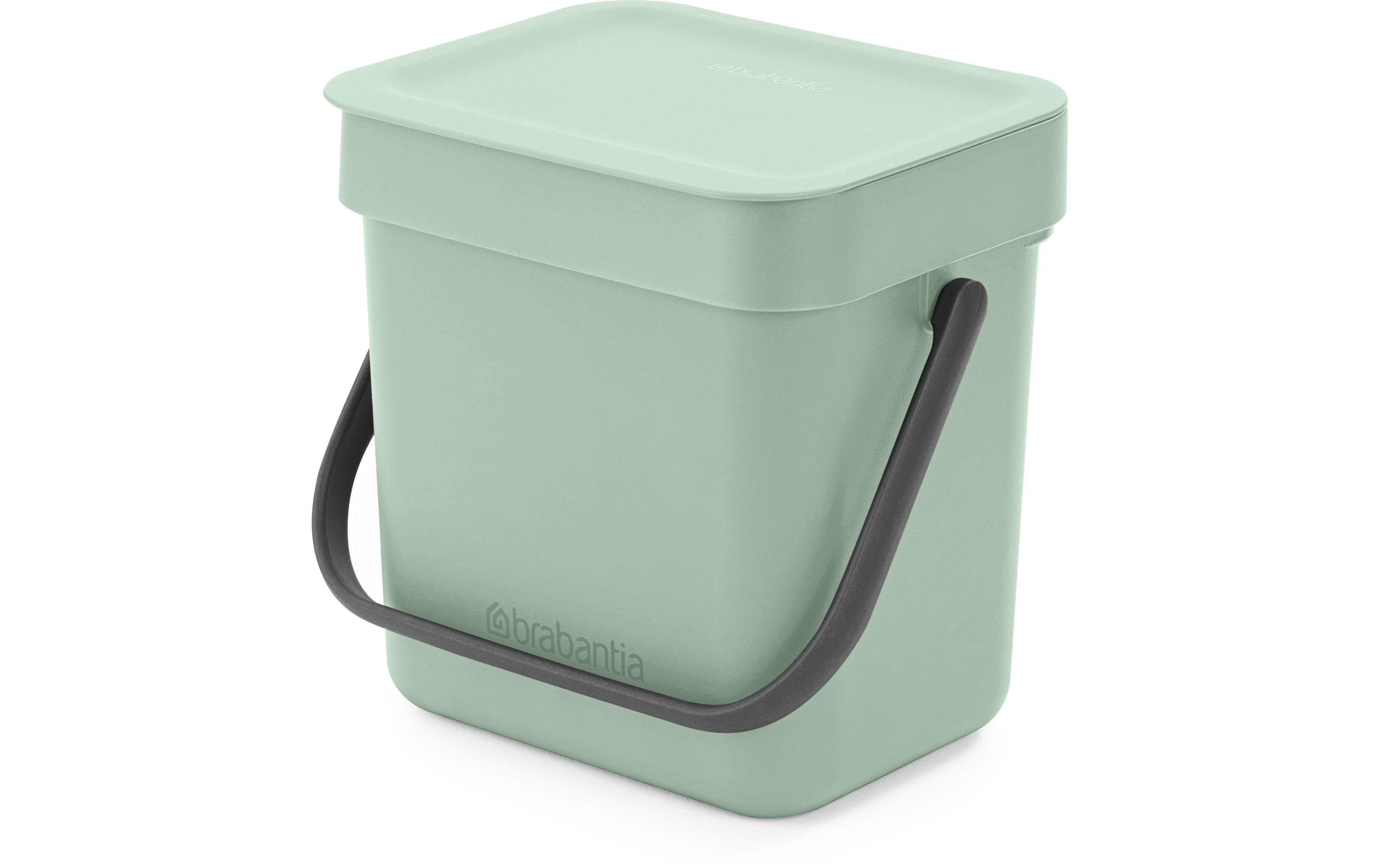 Brabantia Sort & Go Abfallbehälter Inhalt 3 Liter, Jade Green