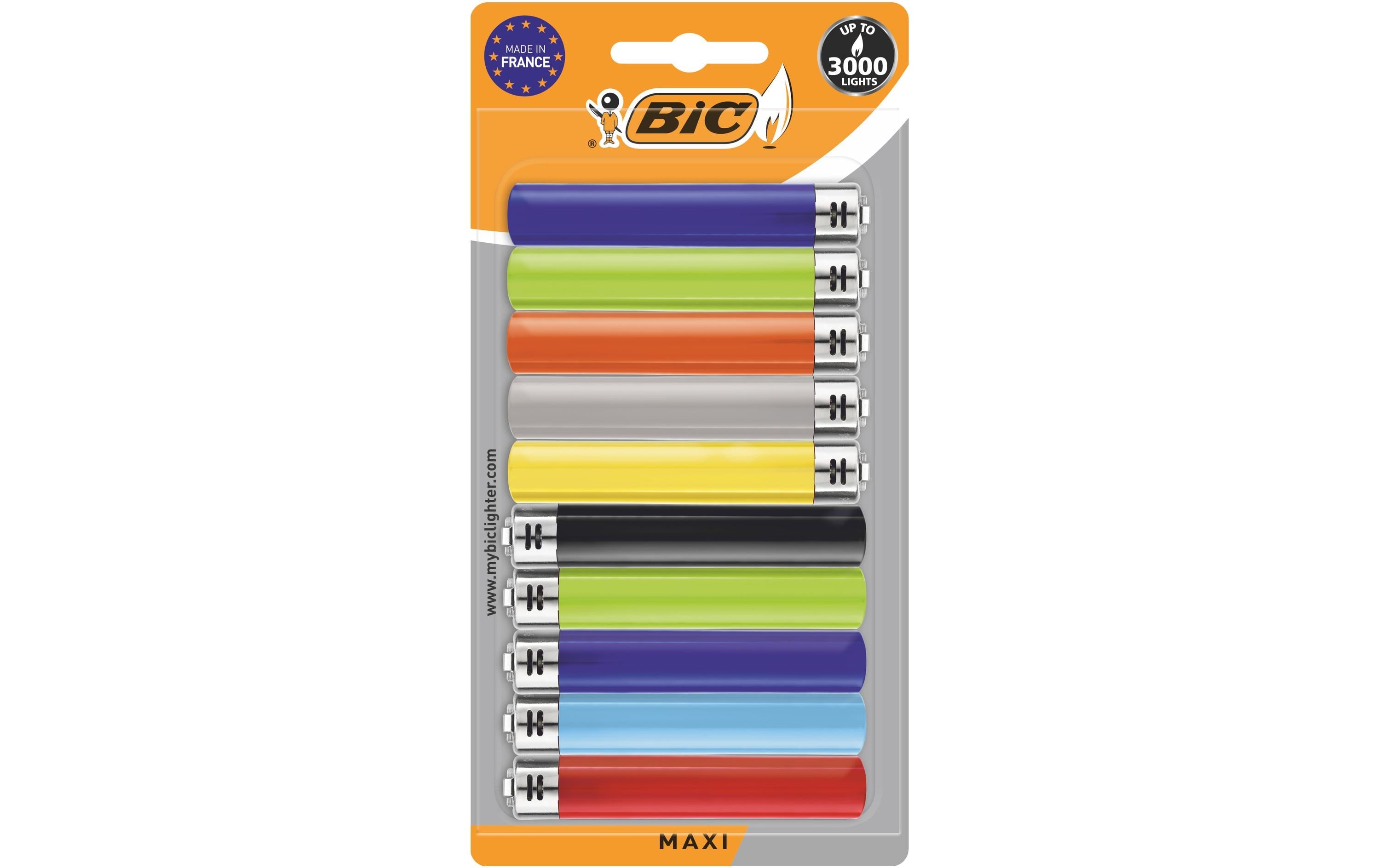 BIC J26 Maxi Feuerzeug assortiert - 10er Pack