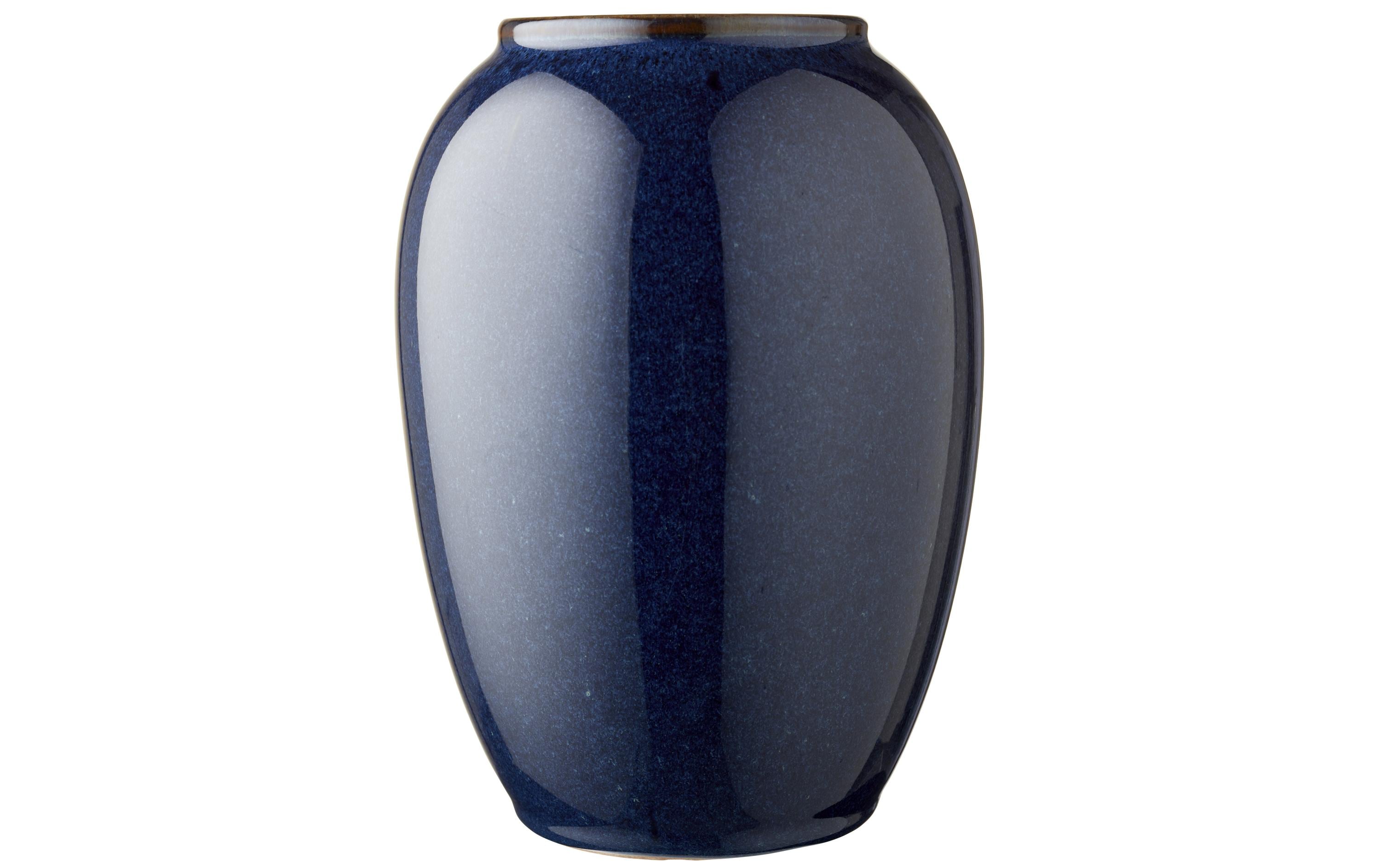 Bitz Vase 20 cm Blue 1 Stück, 14x14x20cm