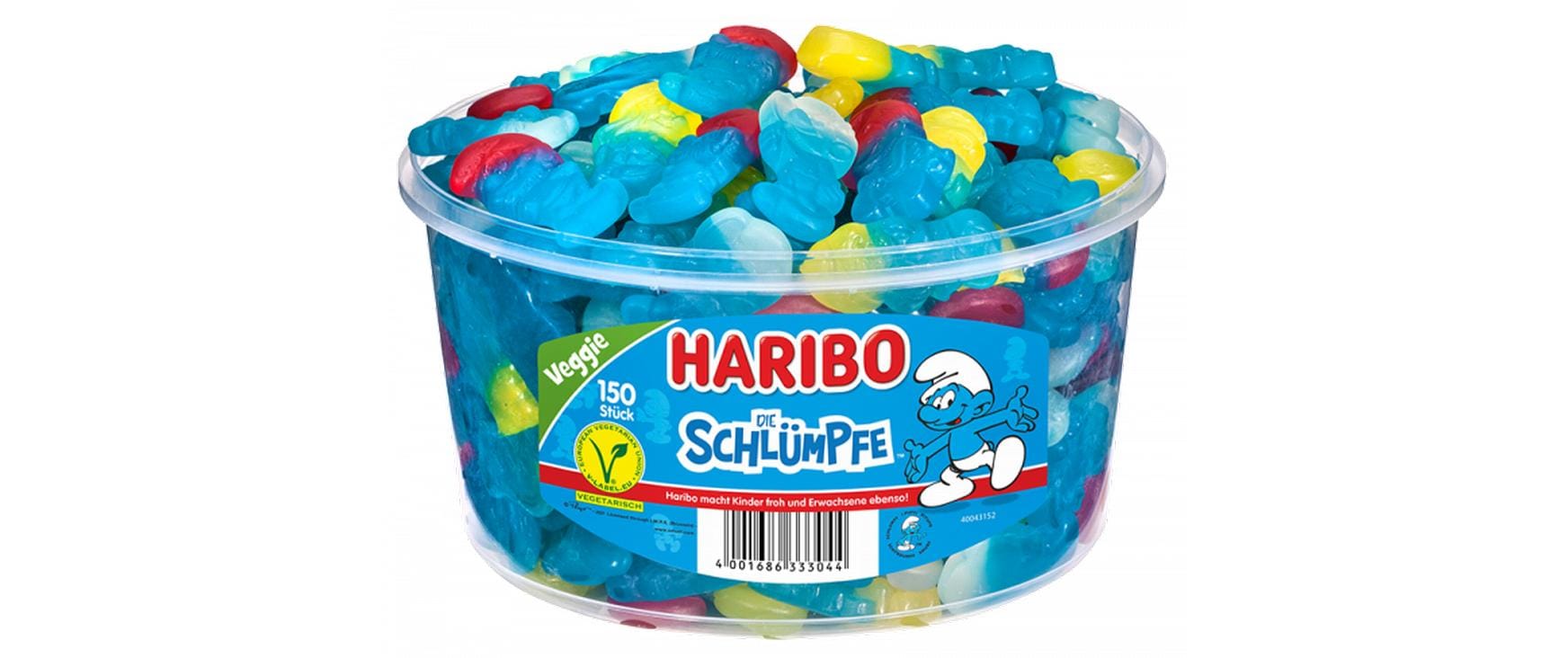Dose Veggie Schlümpfe 150 Stück