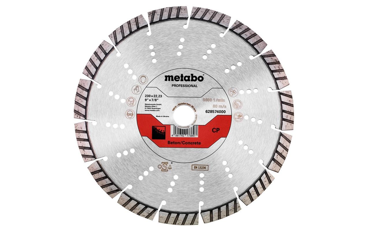 Metabo Diamant-Trennscheibe  230 mm Beton Professional