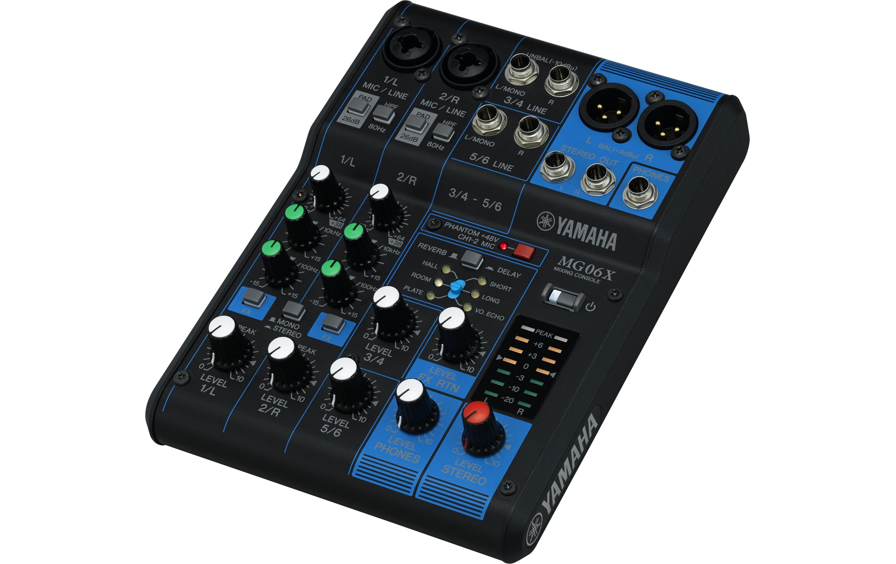 Yamaha MG06X 6-Kanal Mischpult mit Effektprozessor