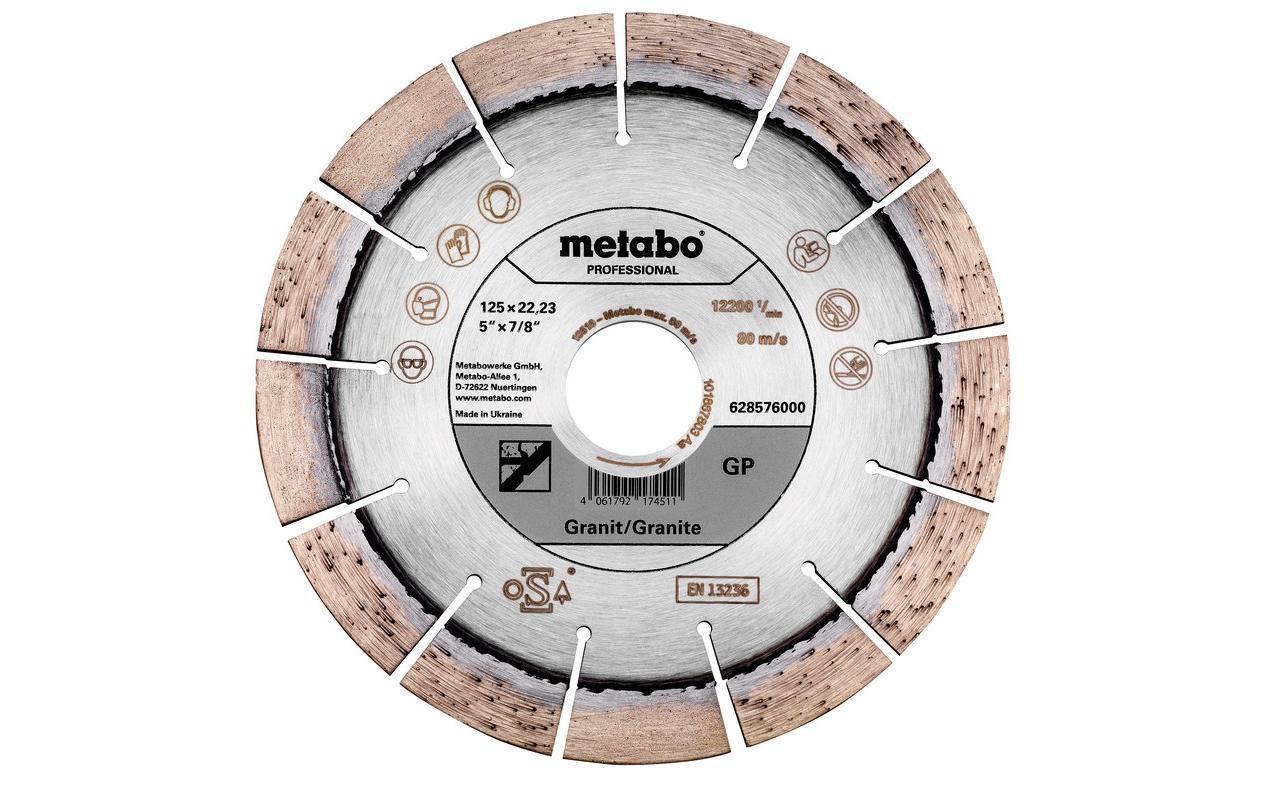 Metabo Diamant-Trennscheibe  125 mm Granit Professional