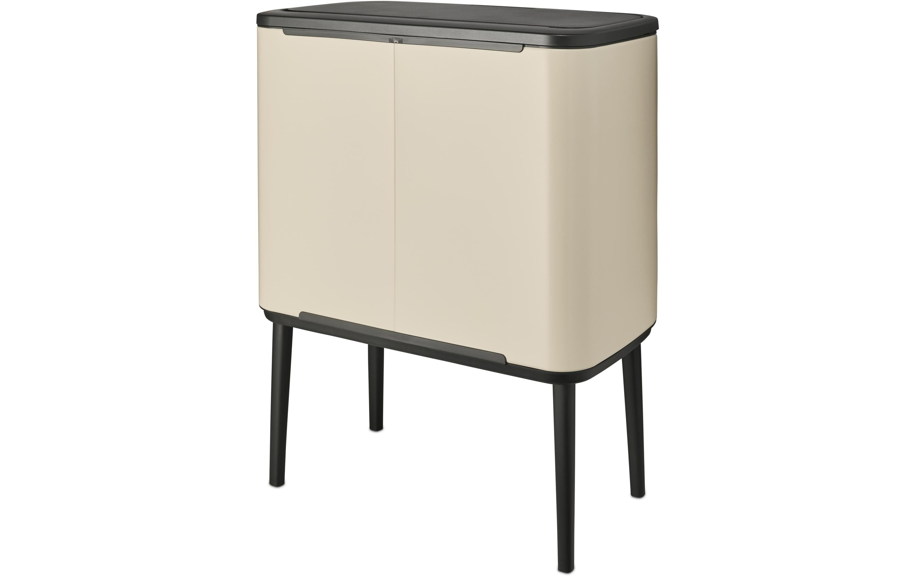 Brabantia Recyclingeimer Bo Touch Bin Soft Beige, 1x 36 Liter