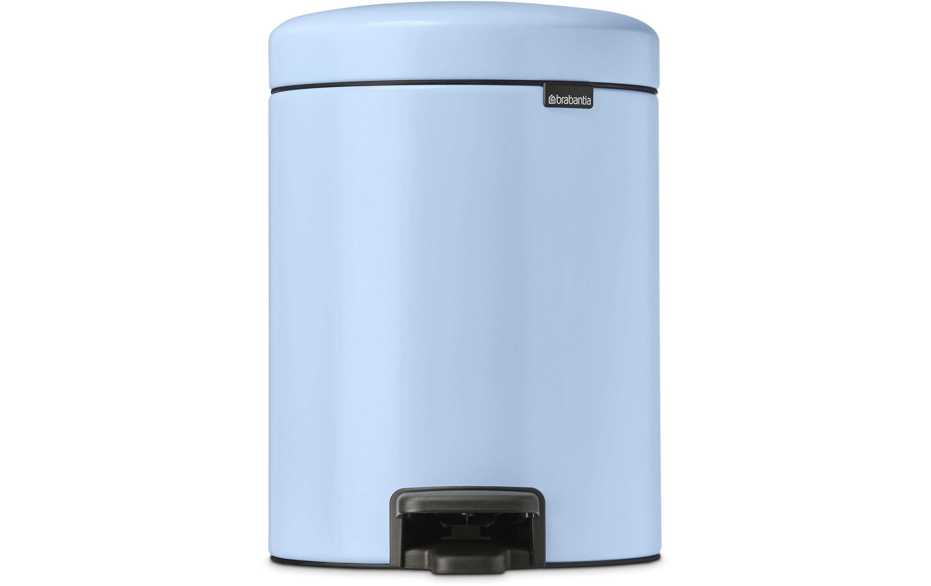 Brabantia NewIcon Treteimer 5 Liter Dreamy Blue, Inhalt 5 Liter