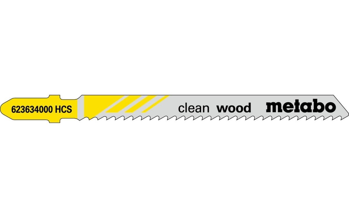 Metabo Stichsägeblätter Holz T 101 B 5 Stk.