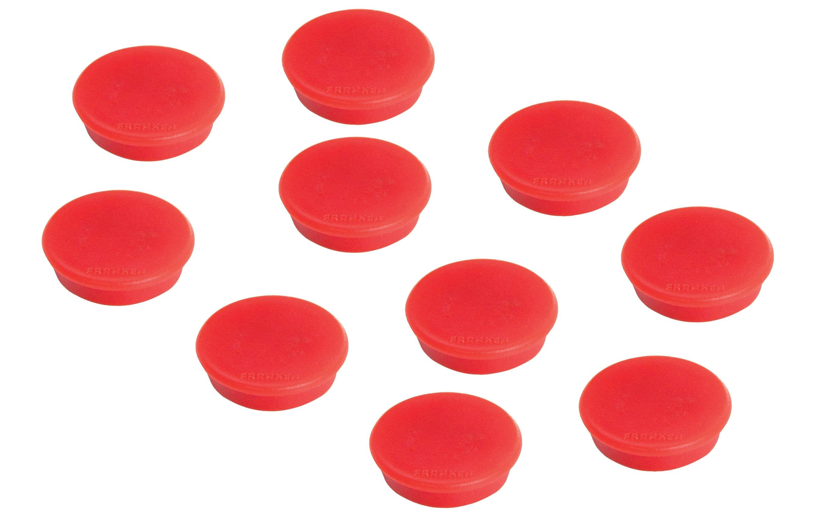 FRANKEN Signalmagnet, 13 mm, 10 Stück, rot 4 Stk.