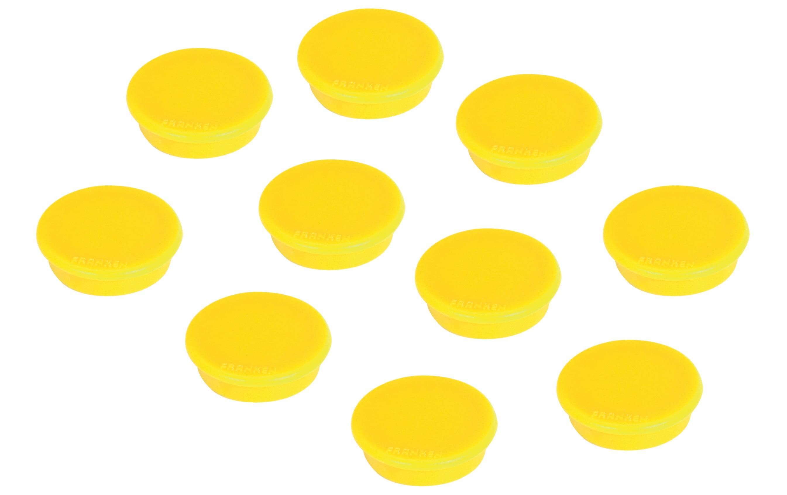 Berec Haftmagnete, 10 Stk ø 30 mm x 7,5 mm, grün