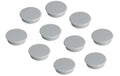 FRANKEN Magnete, 24 mm, 10 Stück, grau