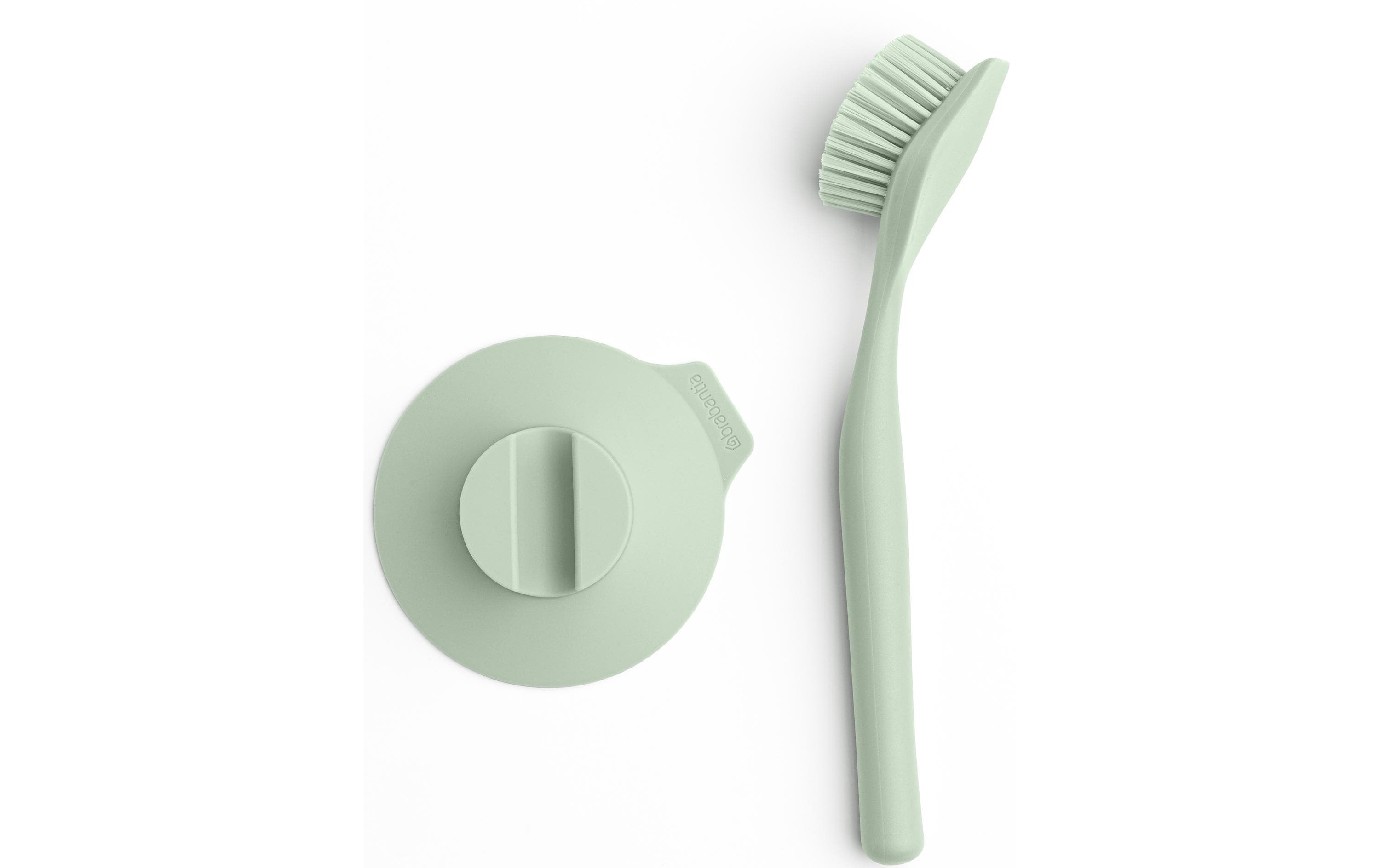 Brabantia Abwaschbürste mit Saugnapfhalteru Jade Green