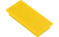 FRANKEN Magnete, 23 x 50 mm, 10 Stück, gelb