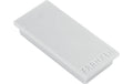 FRANKEN Magnete, 23 x 50 mm, 10 Stück, grau
