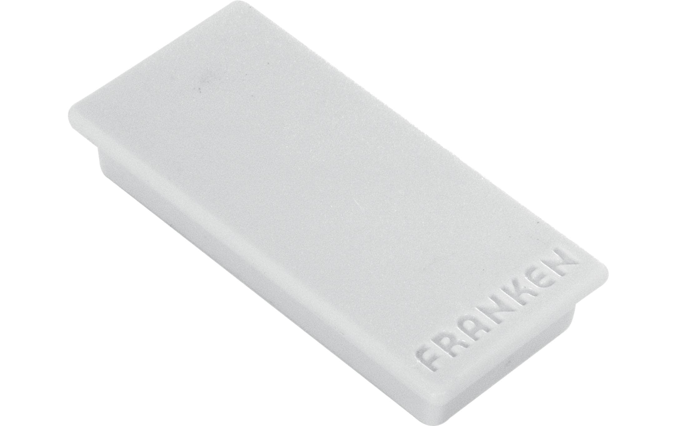 FRANKEN Magnete, 23 x 50 mm, 10 Stück, grau