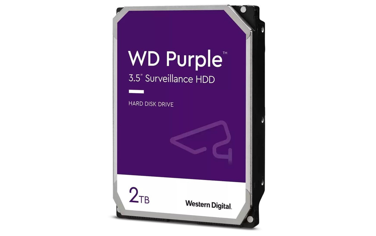 WD Purple 3.5" 2TB 3.5", SATA 6GB/s, 5400rpm, 64MB, NVR