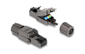 Delock RJ45 Stecker, Cat.8.1 STP werkzeugfrei