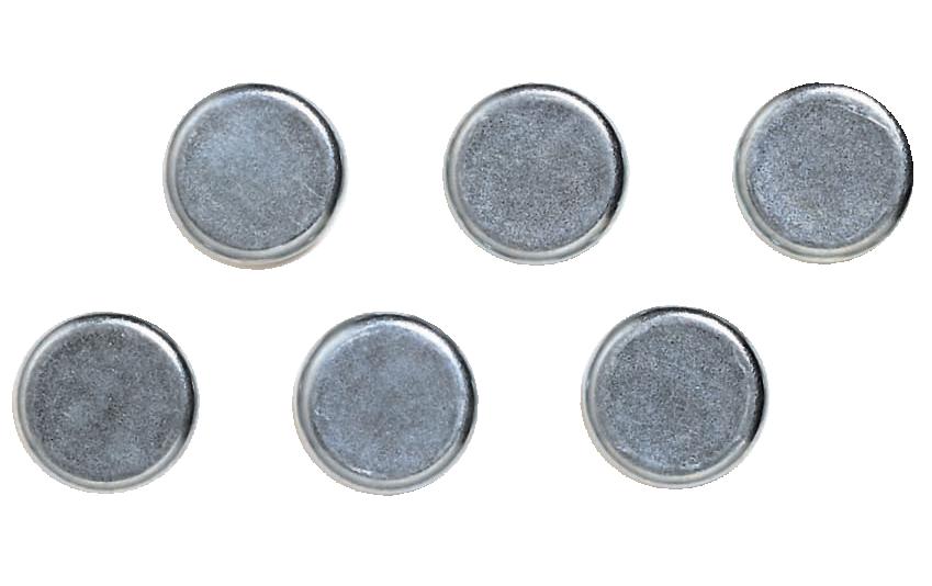 FRANKEN Magnete, 10 mm, 10 Stück, silber