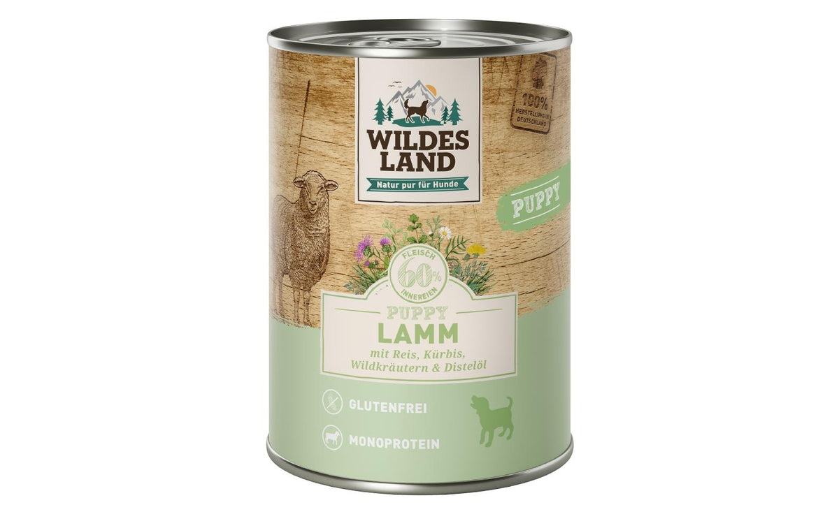 Wildesland Dog Puppy Lamm & Kürbis & Reis 6x400g