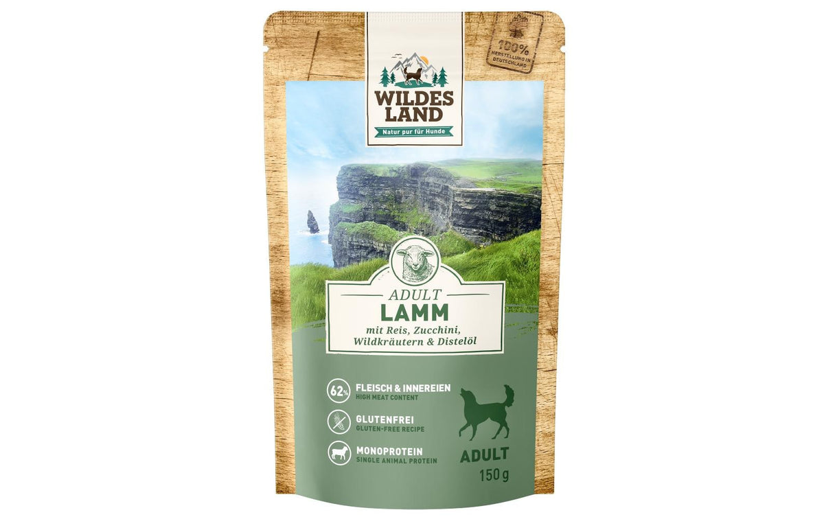 Wildesland Dog Adult Lamm, Reis, Zuc. 150g