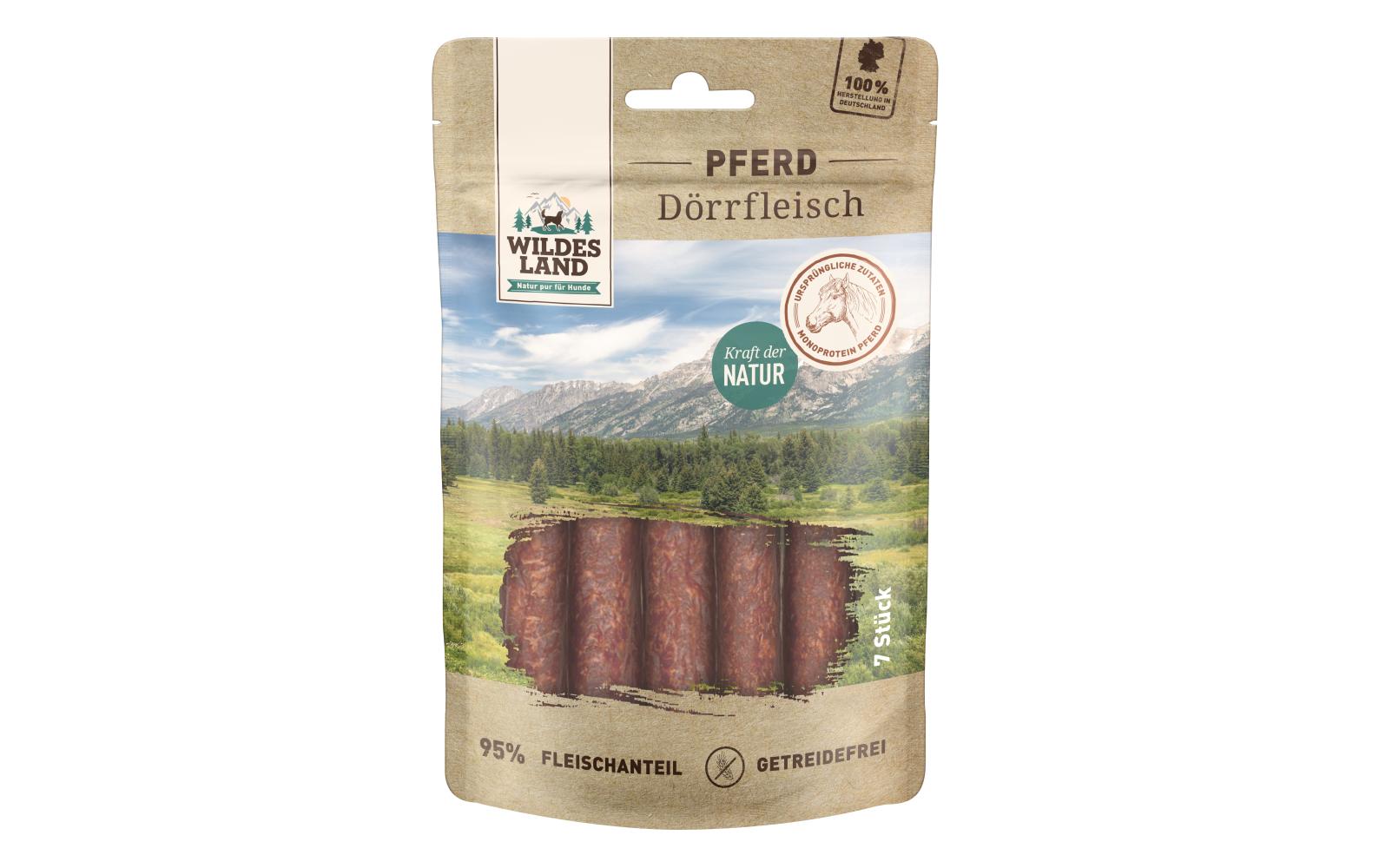 Wildesland Dog Pferde Dörrfleisch Snack 7 Stk