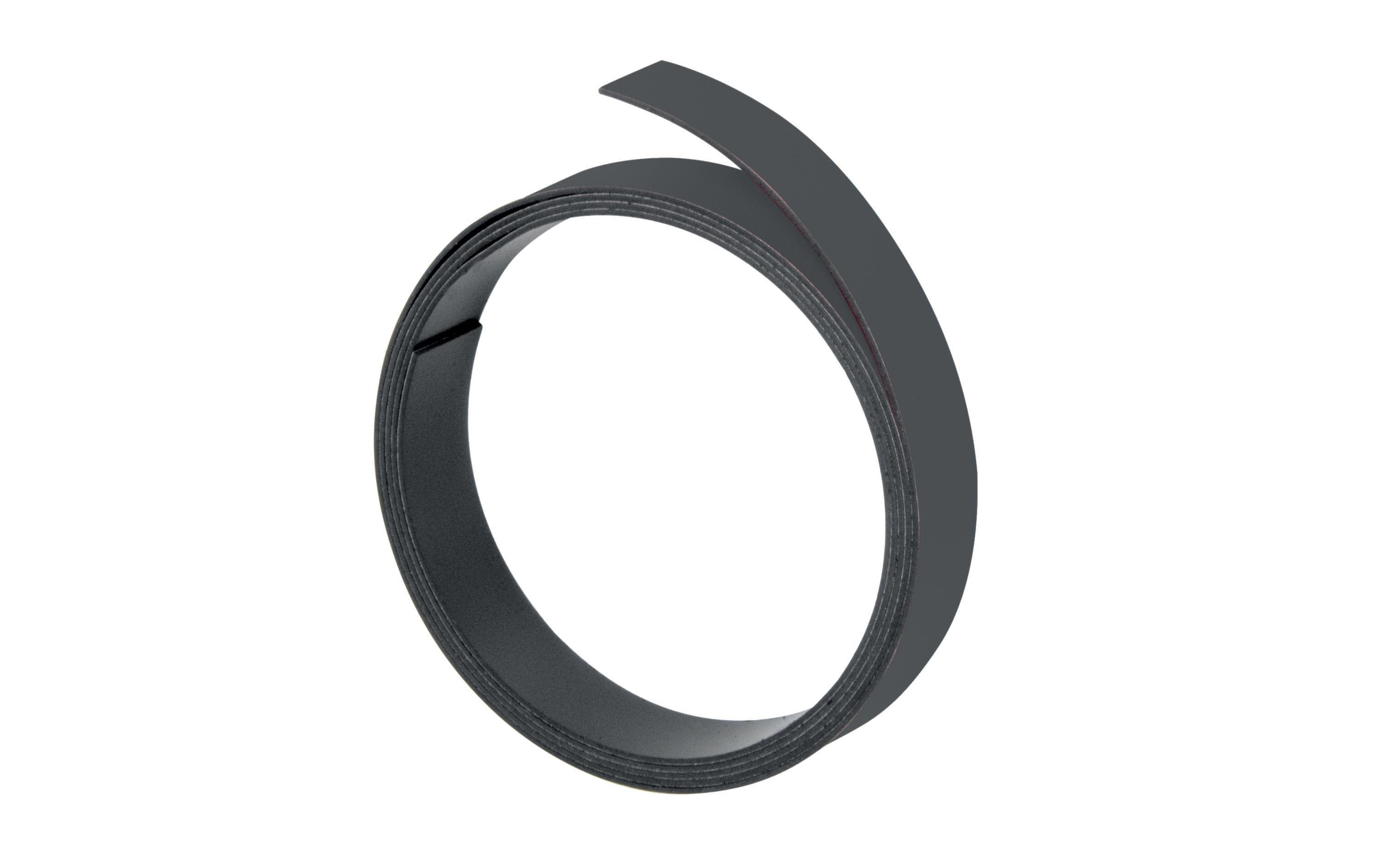 FRANKEN Magnetband, 100 cm x 10 mm, schwarz Macht Objekte magnetisch haftend