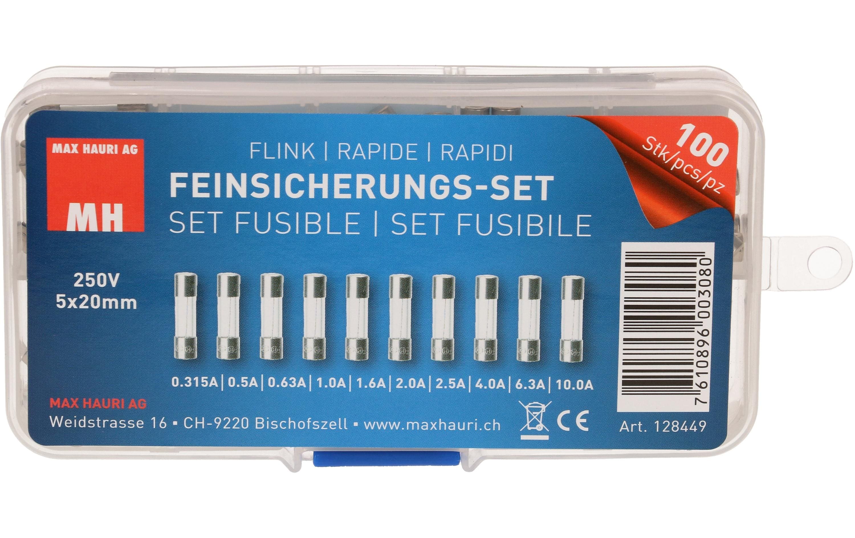 Max Hauri Feinsicherungs-Set 5x20mm flink