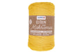 Glorex Textilgarn Makramee Cotton 2mm, 250g, senfgelb